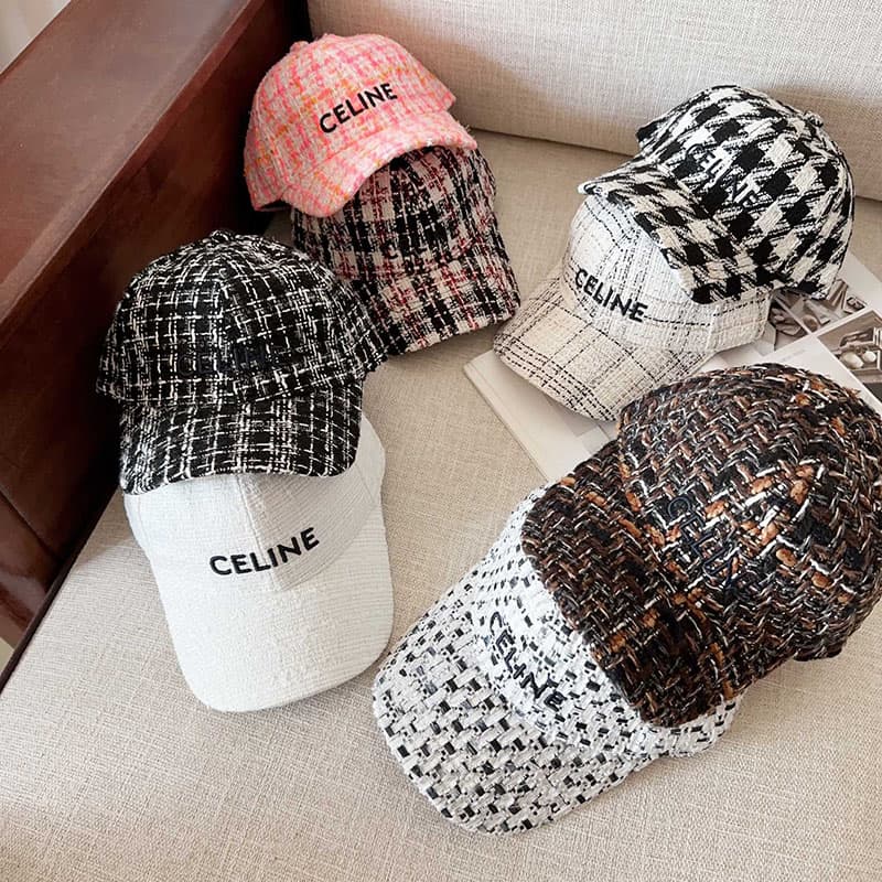 셀린느 로고 울 볼캡