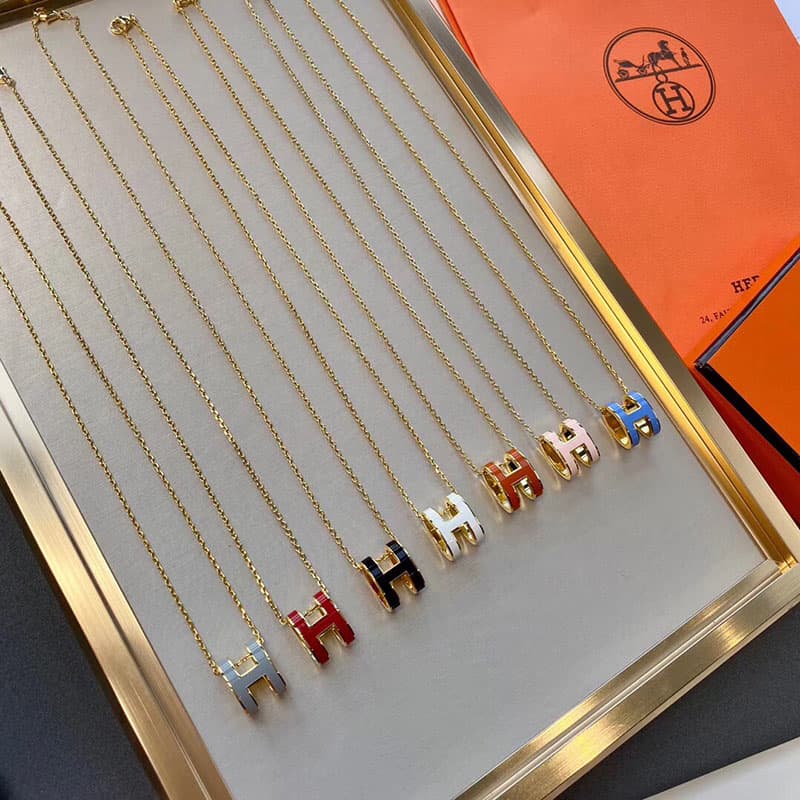 에르메스 미니 팝아슈 목걸이