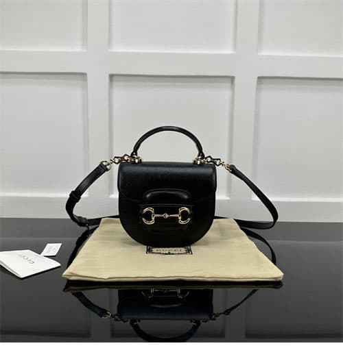 구찌 홀스빗 1955 미니 탑 핸들백 781387