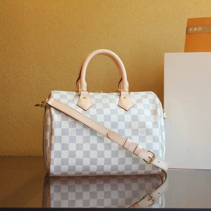 루이비통 다미에 아주르 스피디 반둘리에 25 N41374