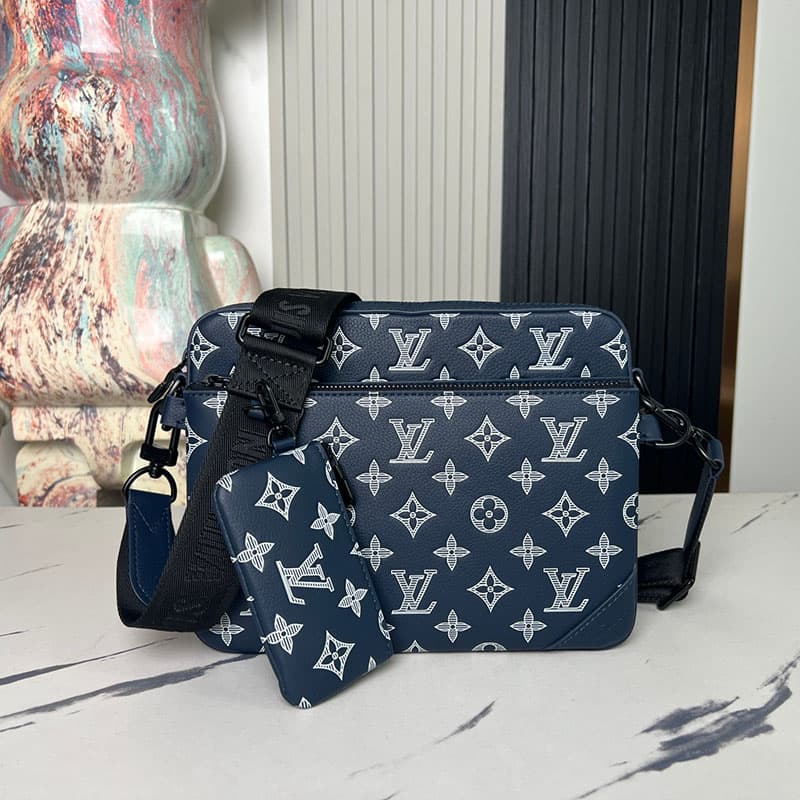 루이비통 트리오 쉐도우 모노그램 메신저백 M24753