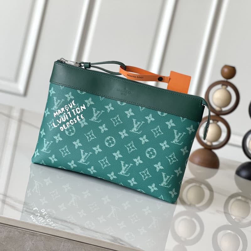 루이비통 포쉐트 보야주 수플 헤리티지 모노그램 클러치백 파우치 M12665