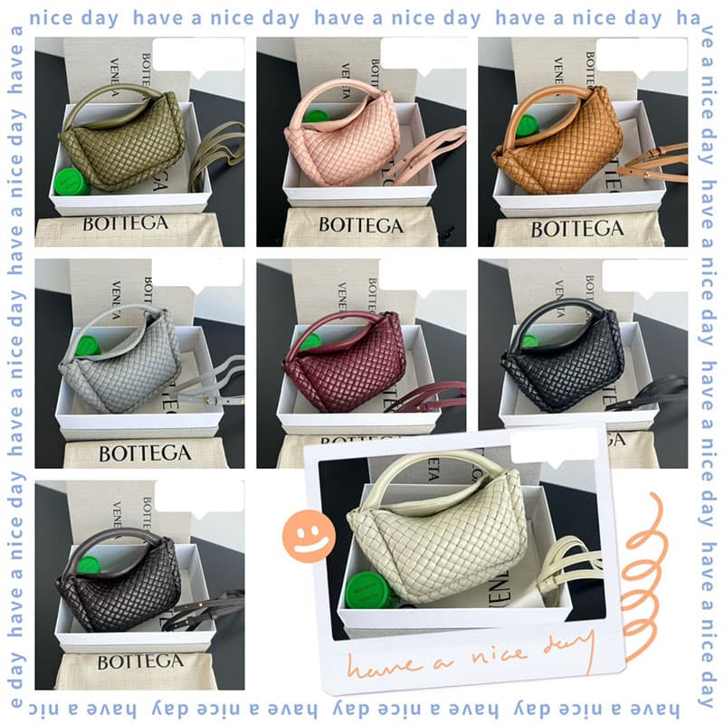 보테가베네타 미니 코블 탑 핸들 백 805739