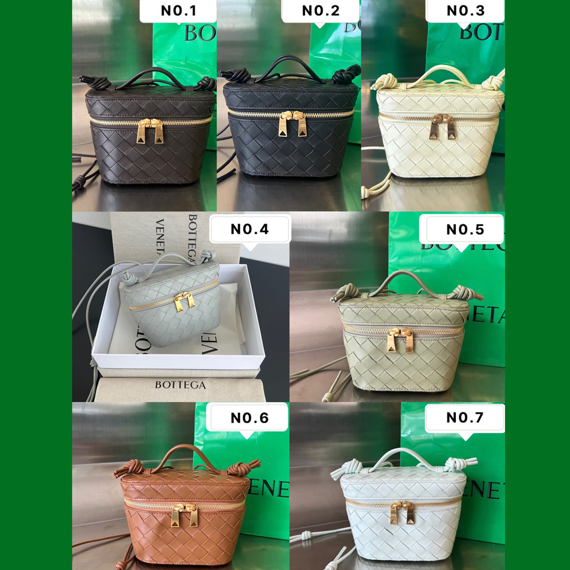 보테가베네타 스몰 베니티 케이스 스트랩 크로스 백 18*12.5*8CM “7COLOR”