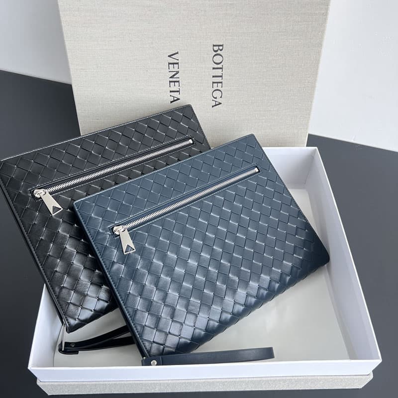 보테가베네타 스페이스미디엄 인트레치아토 도큐먼트 케이스 클러치백 732638