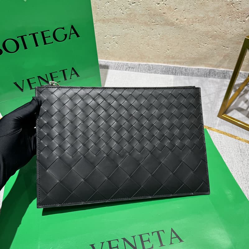 보테가베네타 인트레치아토 도큐먼트 파우치 클러치백