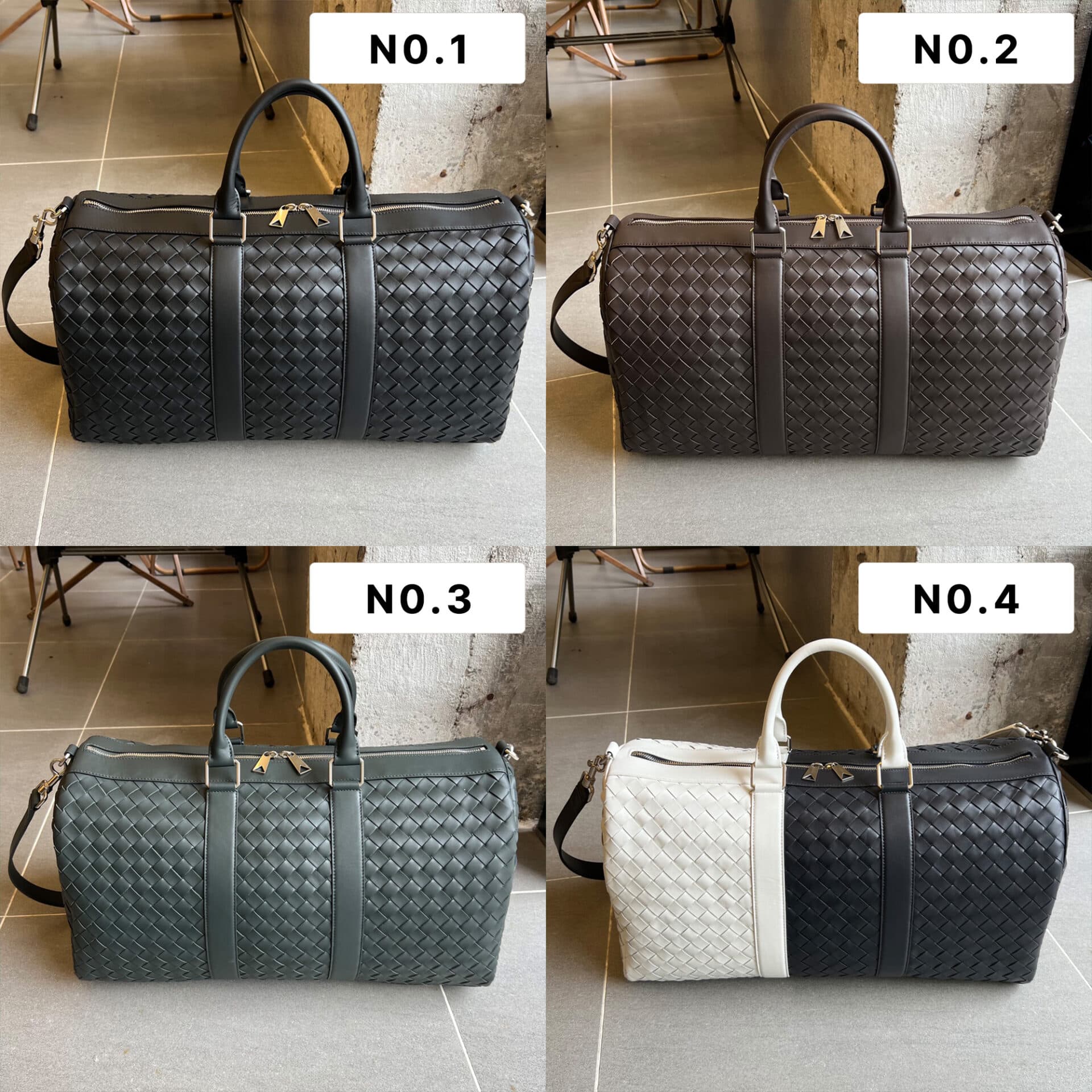 보테가베네타 인트레치아토 미디엄 더플 백 50*27*24CM “4COLOR”