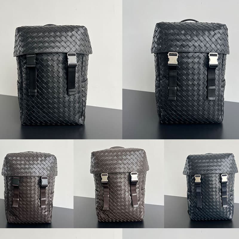 보테가베네타 인트레치아토 버클 플랩 백팩 766580