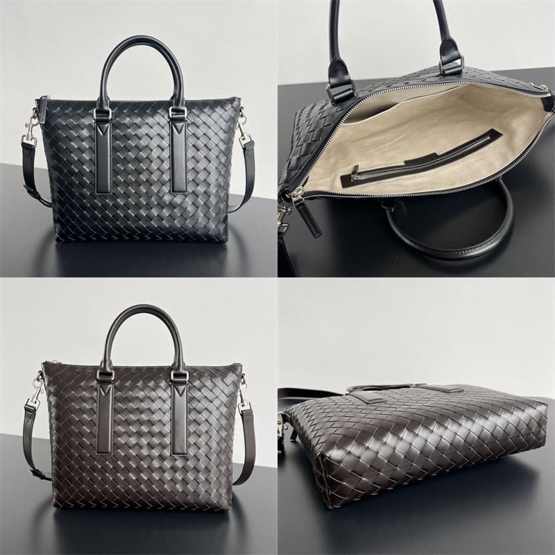 보테가베네타 인트레치아토 소프트 브리프케이스 815784