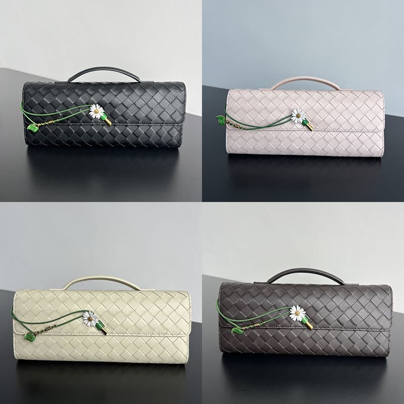 보테가베네타 인트레치아토 안디아모 탑핸들 클러치백 836810