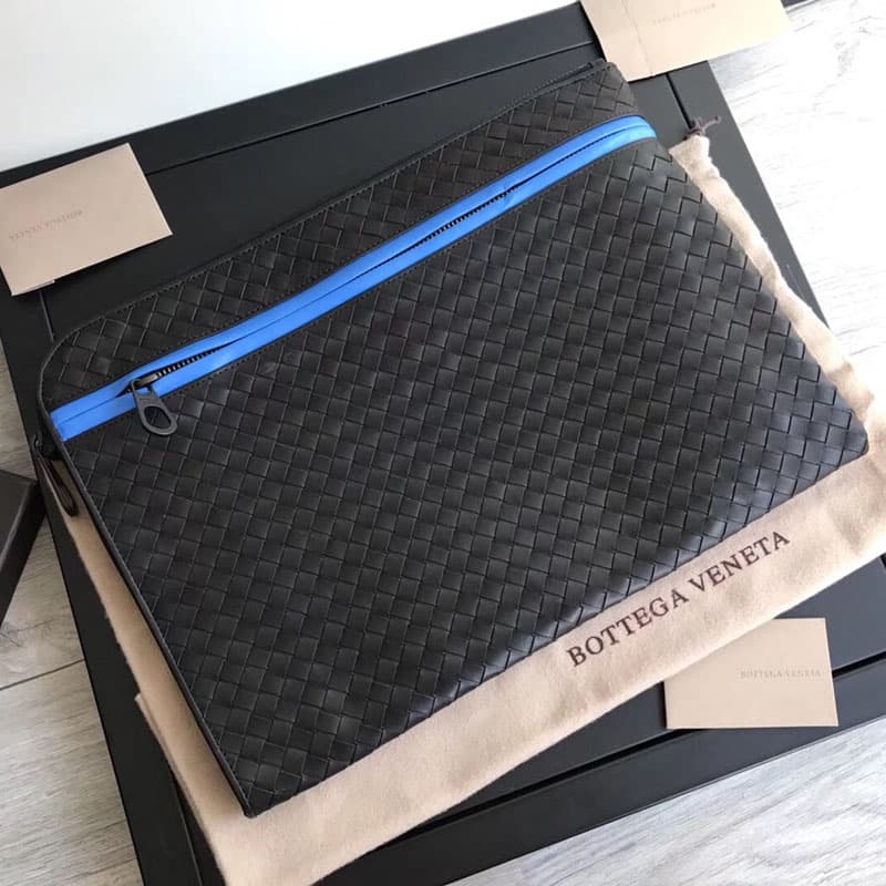 보테가베네타 인트레치아토 지퍼 클러치백 406021