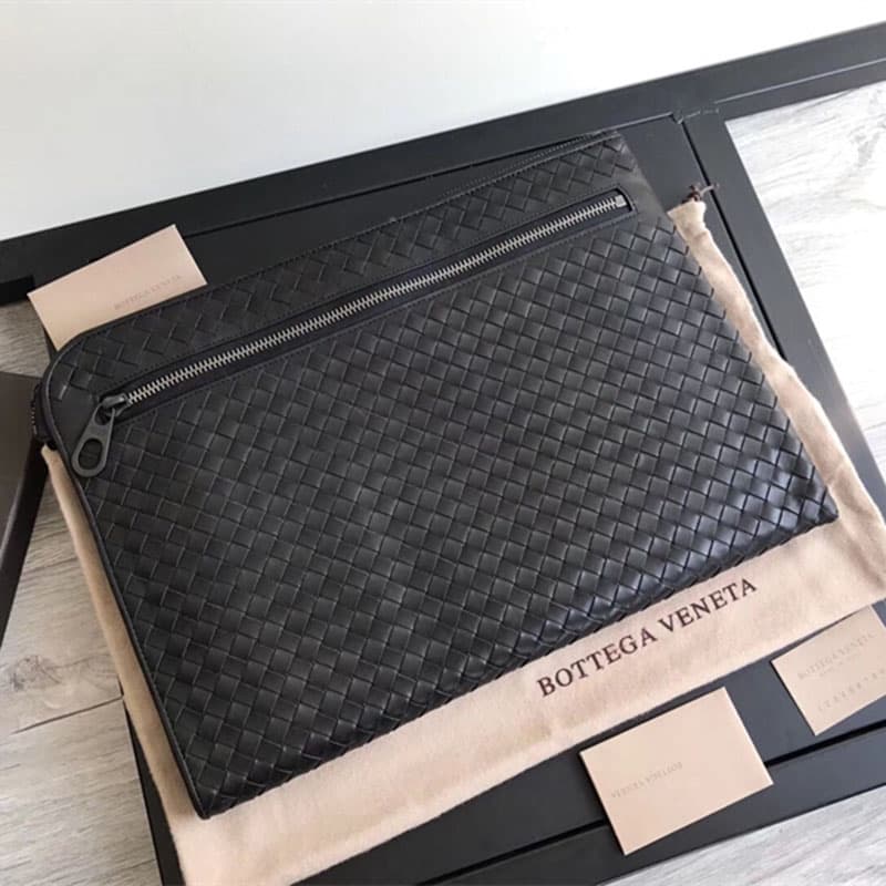 보테가베네타 인트레치아토 지퍼 클러치백 406021