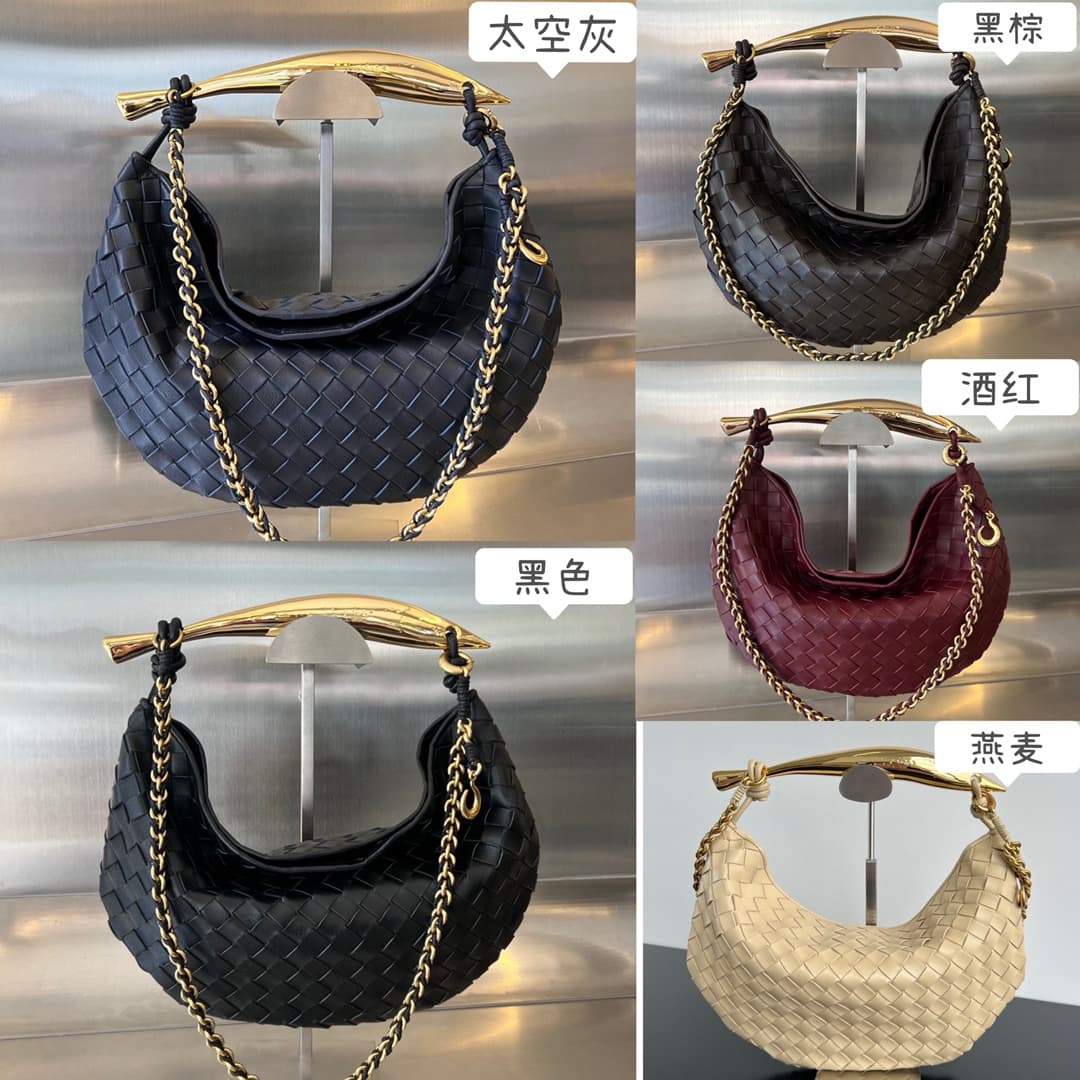 보테가베네타 인트레치아토 클래식 체인 사르딘 숄더 백 33*20*4CM “5COLOR”