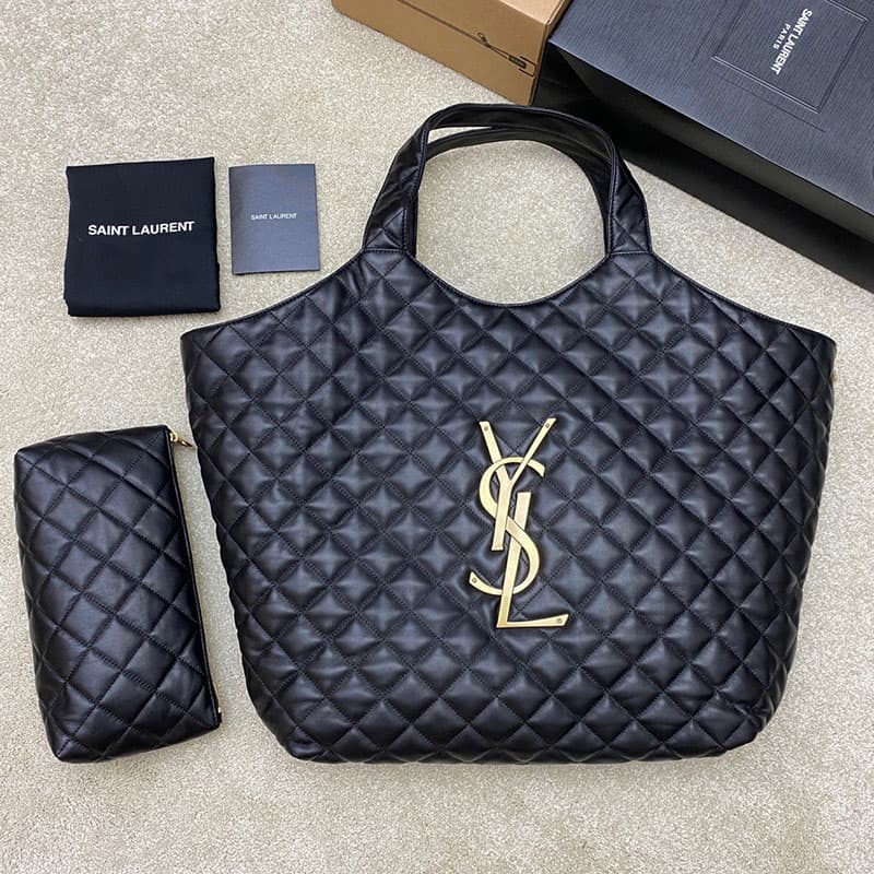 생로랑 아이케어 쇼퍼백 블랙