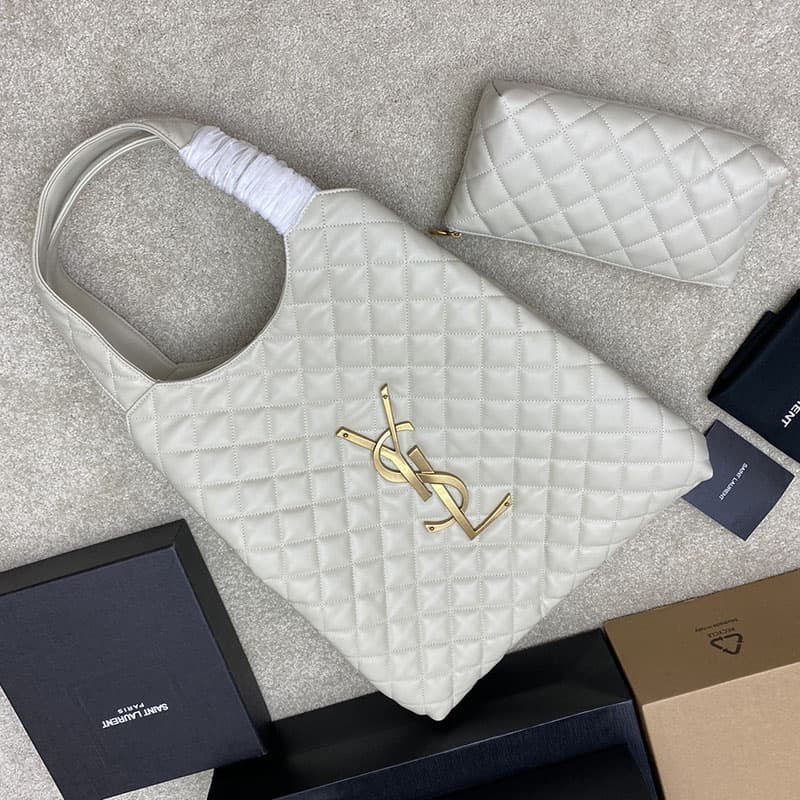 생로랑 아이케어 쇼퍼백 화이트