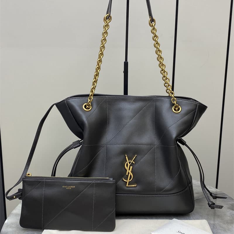 생로랑 제이미 4.3 스몰 쇼퍼백 램스킨 833948