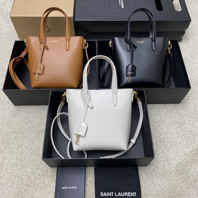 생로랑 토이 쇼퍼 미니 토트 백