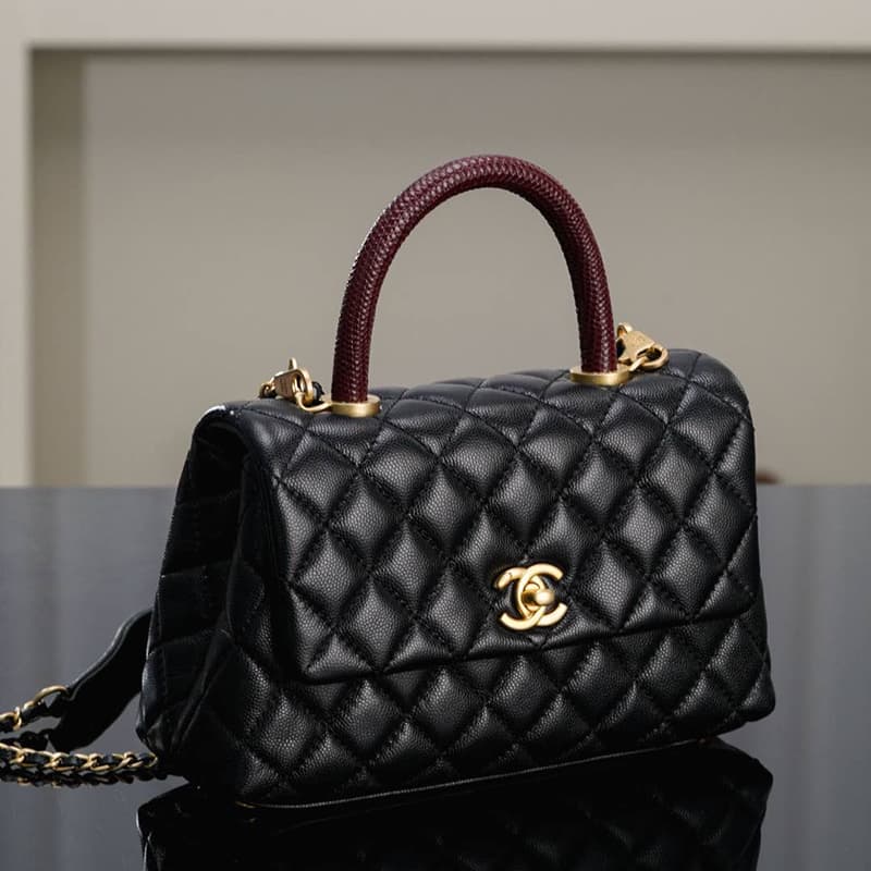 샤넬 코코핸들 리자드 스몰