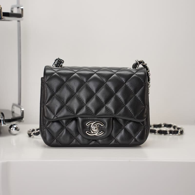 샤넬 클래식 플랩 은장