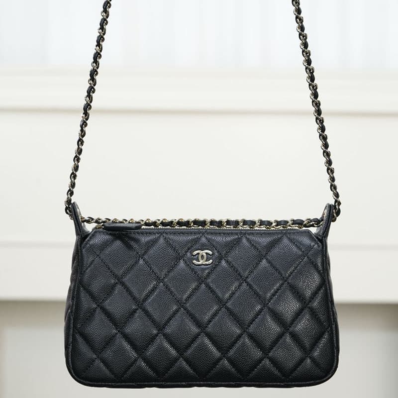샤넬 25A 캐비어 미니 체인 숄더백