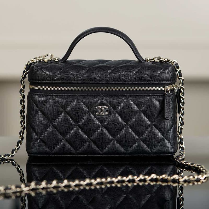 샤넬 25C 베니티 캐비어