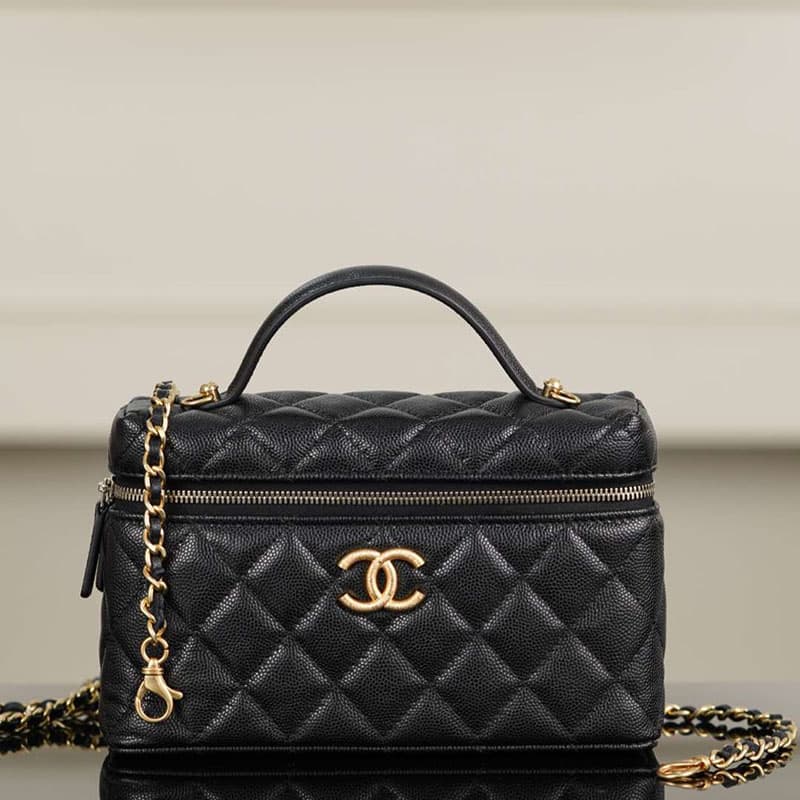 샤넬 25P 탑핸들 베니티백