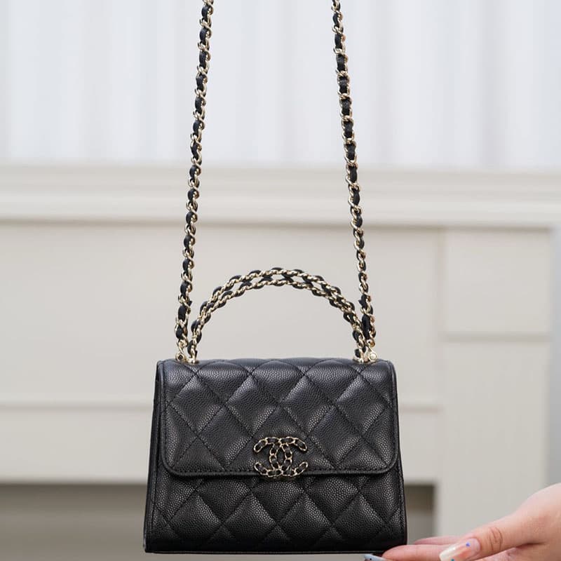 샤넬 25s 탑핸들 켈리 미니 플랩 백