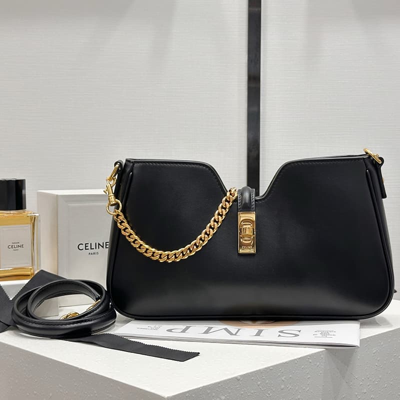 셀린느 까미유 16 소프트백 블랙 122703