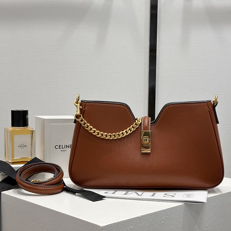 셀린느 까미유 16 소프트백 카멜 122703