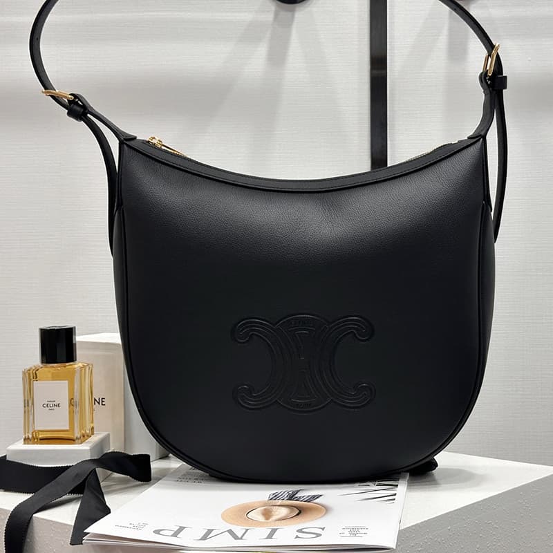 셀린느 미디엄 엘로이즈 백 블랙 114713