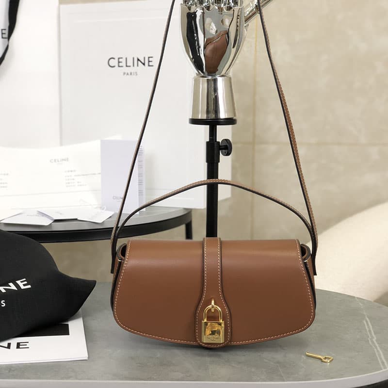 셀린느 타부 스트랩 클러치 숄더백 스무스 카프스킨 101593