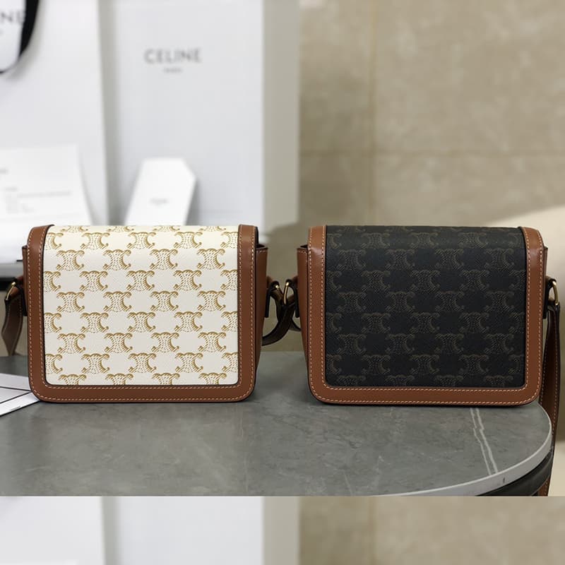 셀린느 트리오페 숄더 박스 백 101602