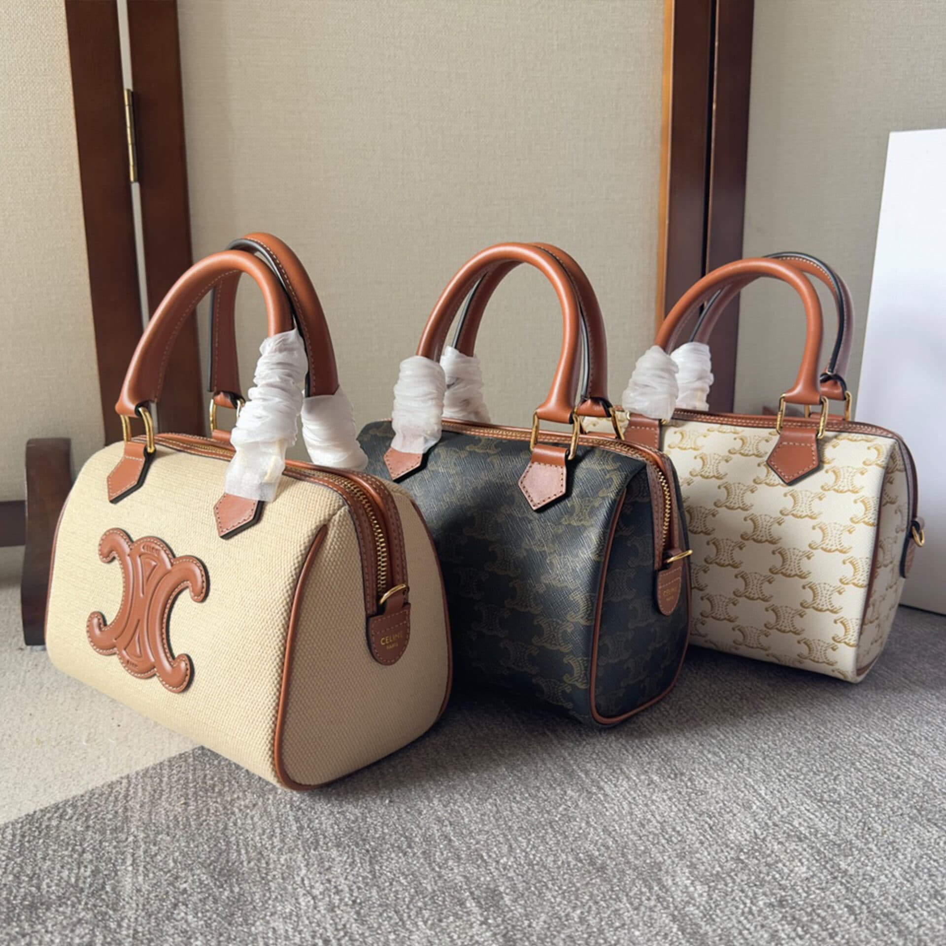 셀린 트리오페 스몰 보스턴 토드 크로스백 19.5*14*7.5CM “4COLOR”