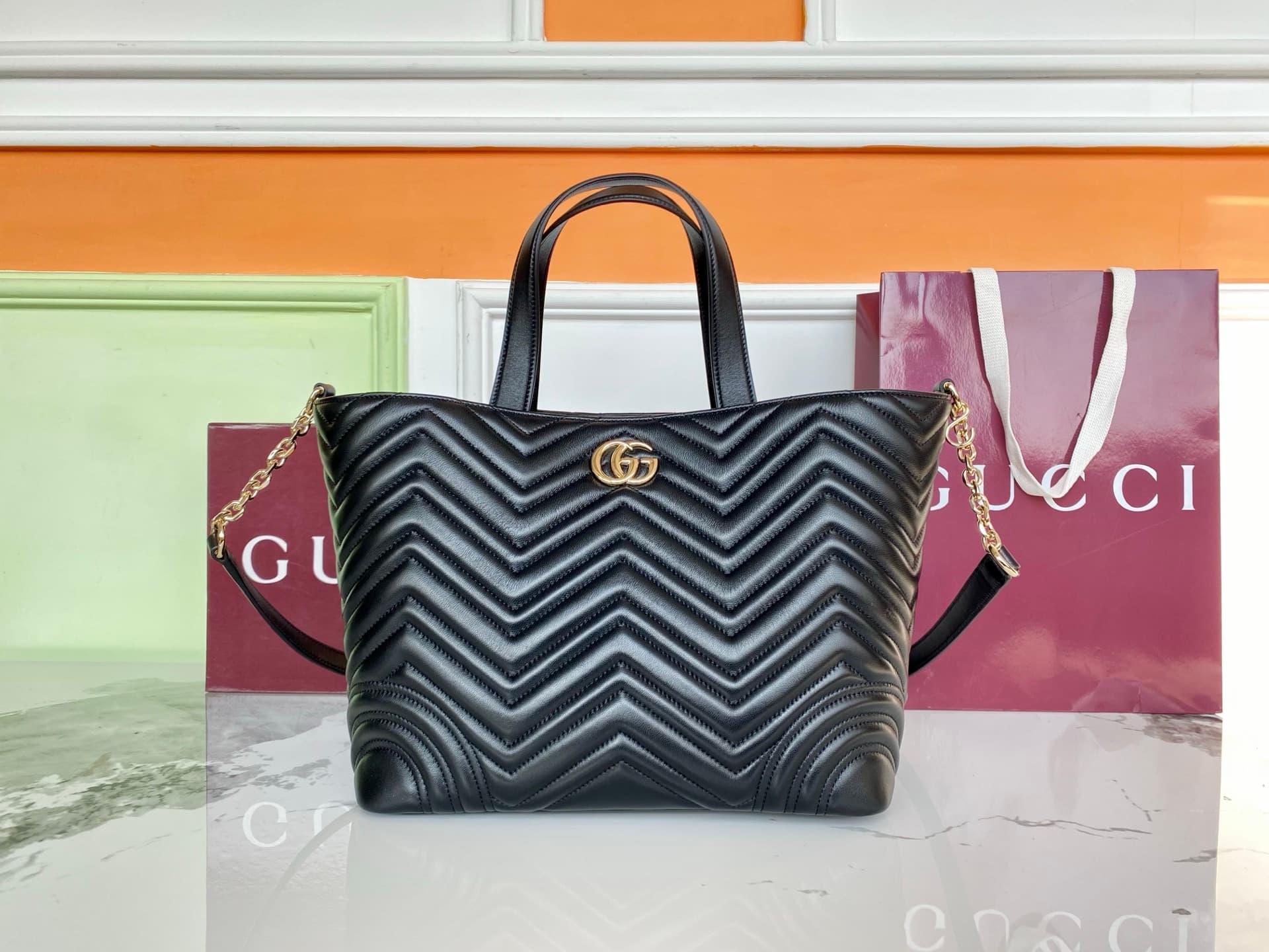 구찌 베티 미디움 토트백