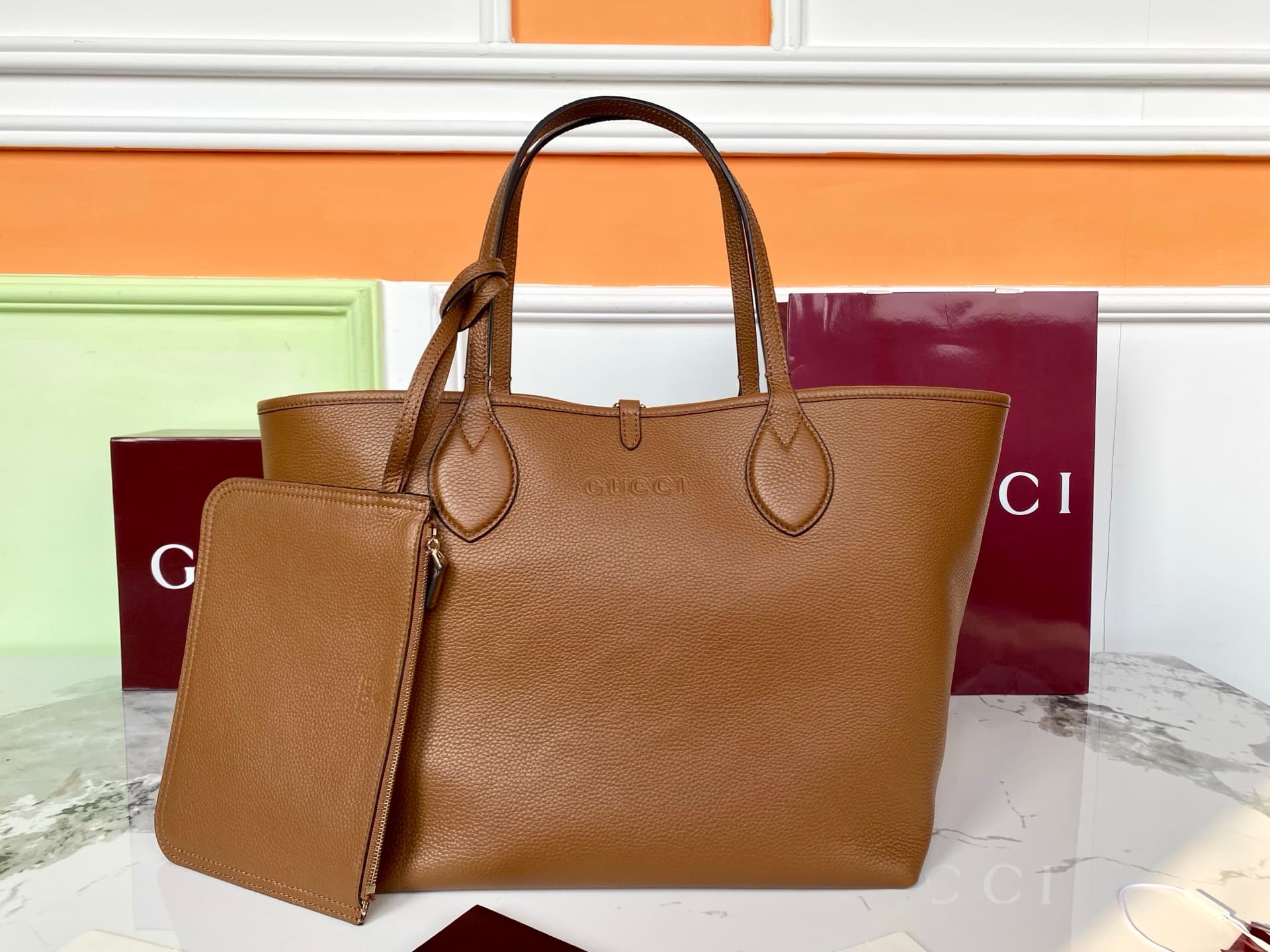 구찌 토티시마 라지 리버서블 토트백