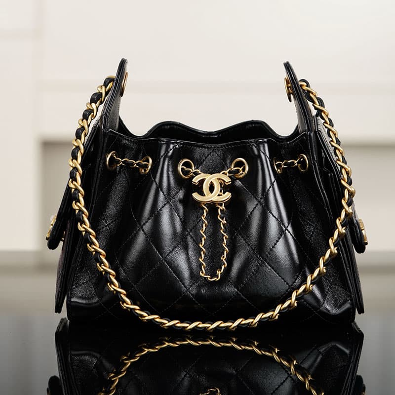 샤넬 26C 25백 미니 블랙 골드메탈