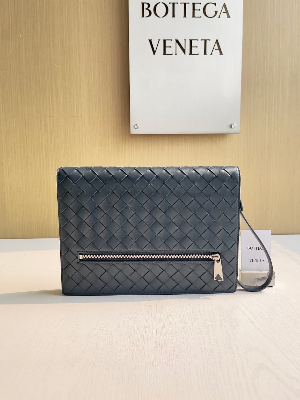 Bottega Veneta Intrecciato Document Case With Wristlet