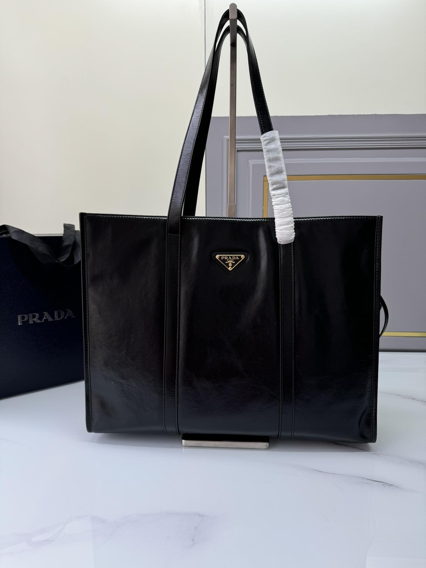 Prada Antique Nappa Leather Tote