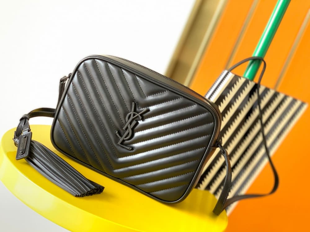 Saint Laurent Lou Camera Bag In Quilted Leather