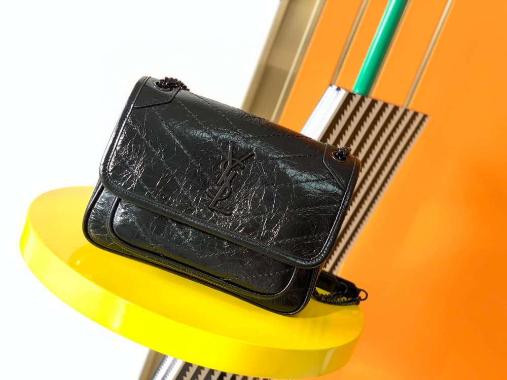 Saint Laurent Niky Baby In Vintage Leather