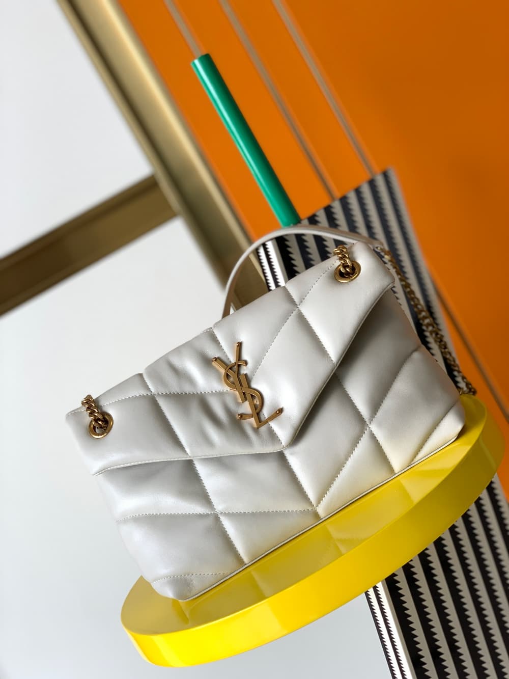 Saint Laurent Puffer Small in Nappa leather