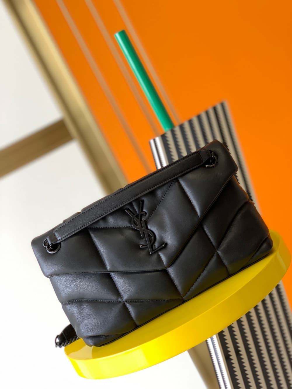 Saint Laurent Puffer Small in Nappa leather