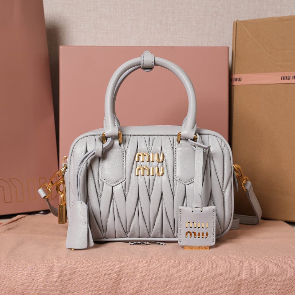 Miu Miu Matelasse Nappa Leather