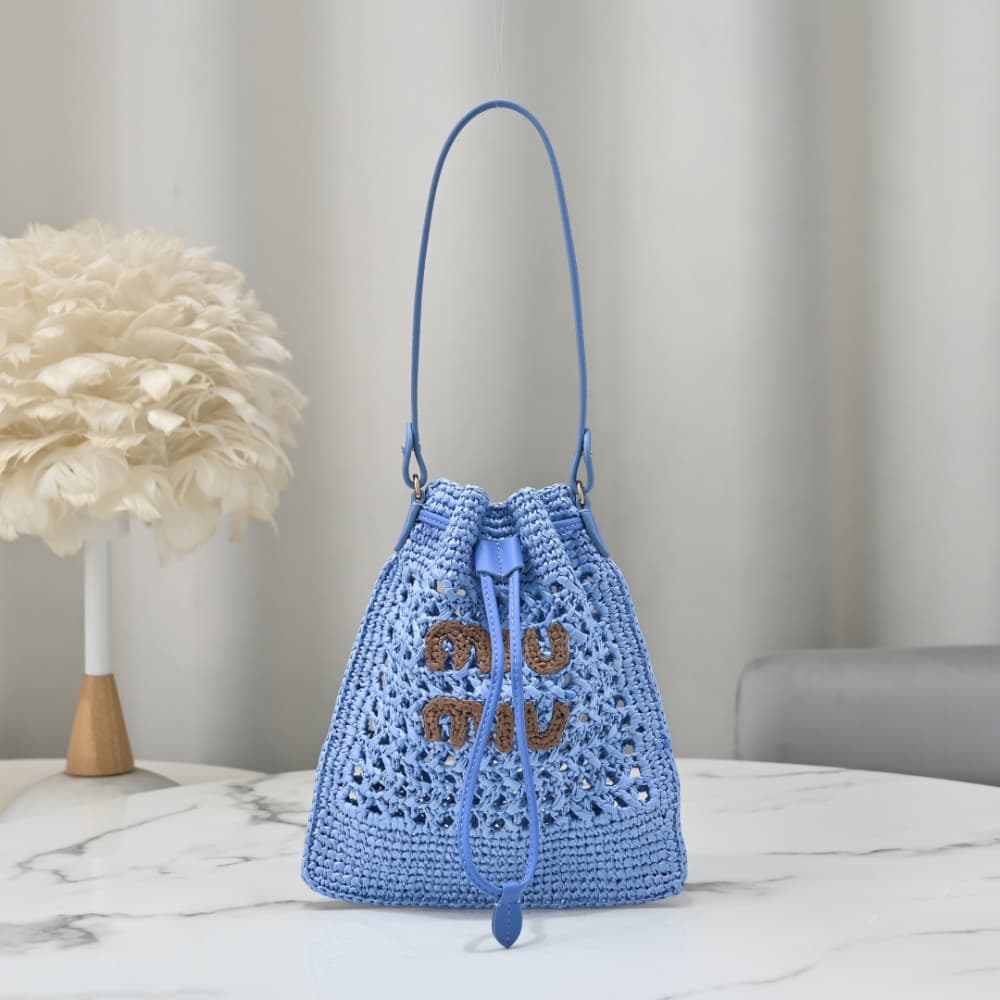 Miu Miu Woven Fabric Mini