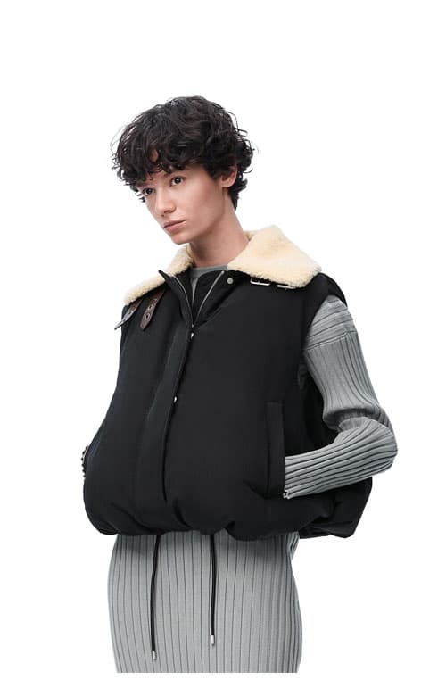 로에베 코튼 퍼퍼 베스트 2컬러