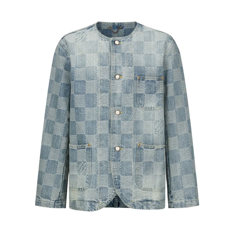 루이비통 다미에 데님 3D 시크 자켓