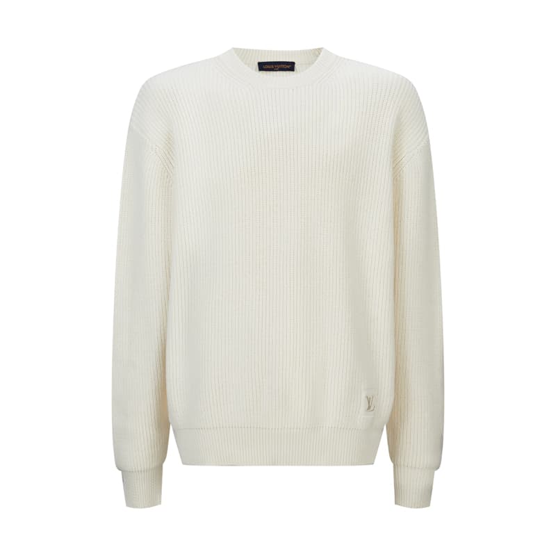 루이비통 엠브로이더드 시그니처 캐시미어 크루넥