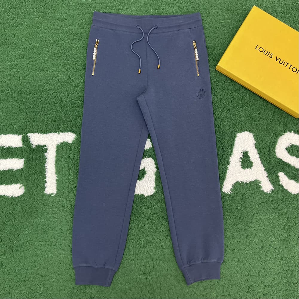 루이비통 엠브로이더드 저지 조거 팬츠