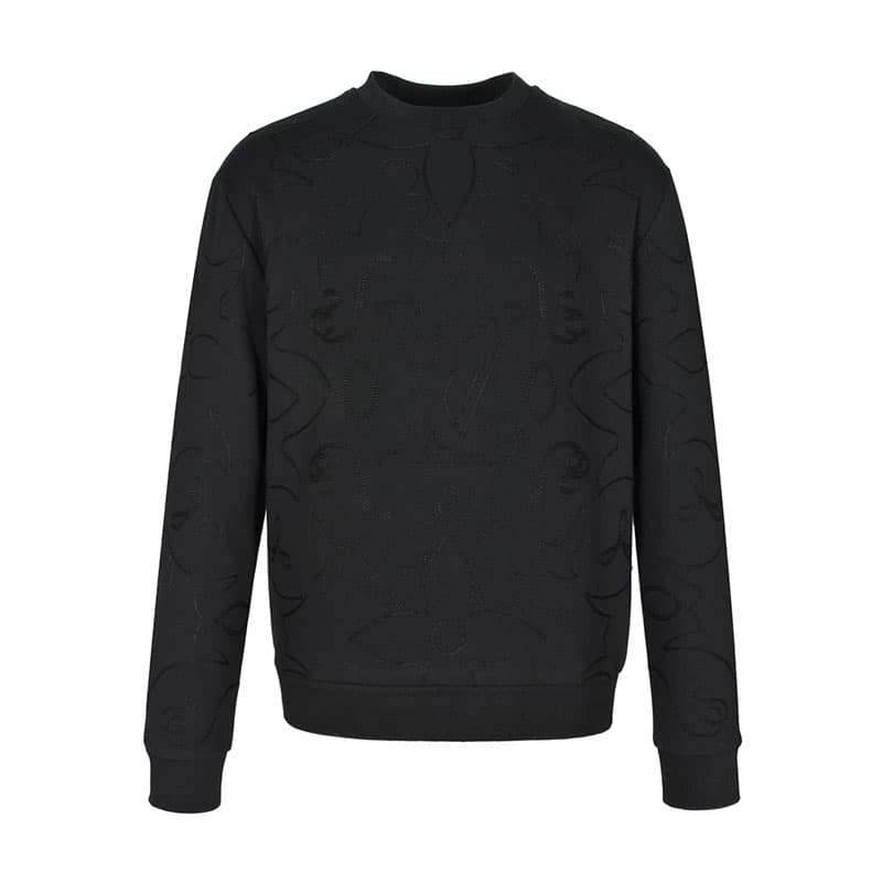 루이비통 엠브로이더드 LV 아라베스크 크루넥 맨투맨