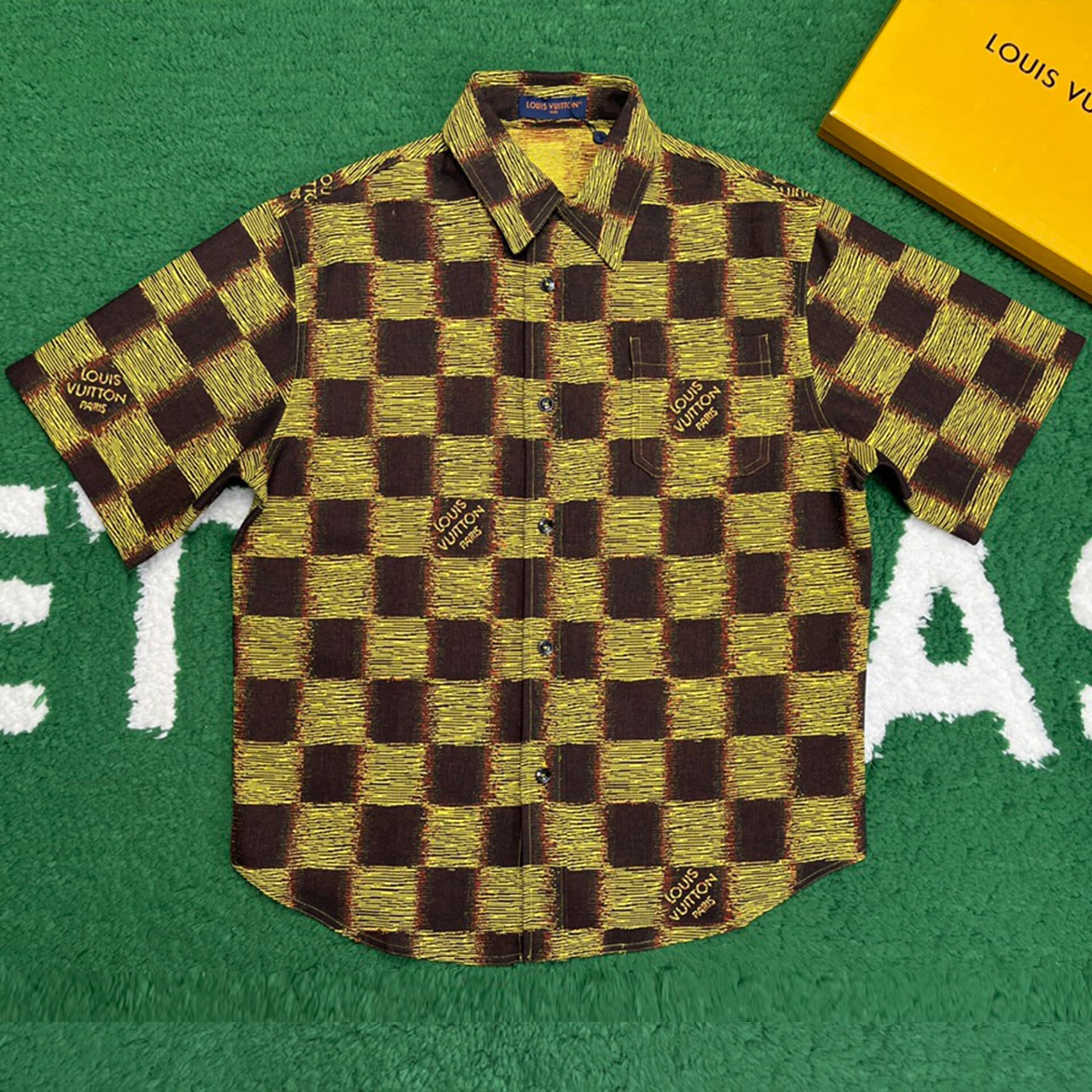 루이비통 24SS DAMIRE 체크 선염 셔츠 자켓